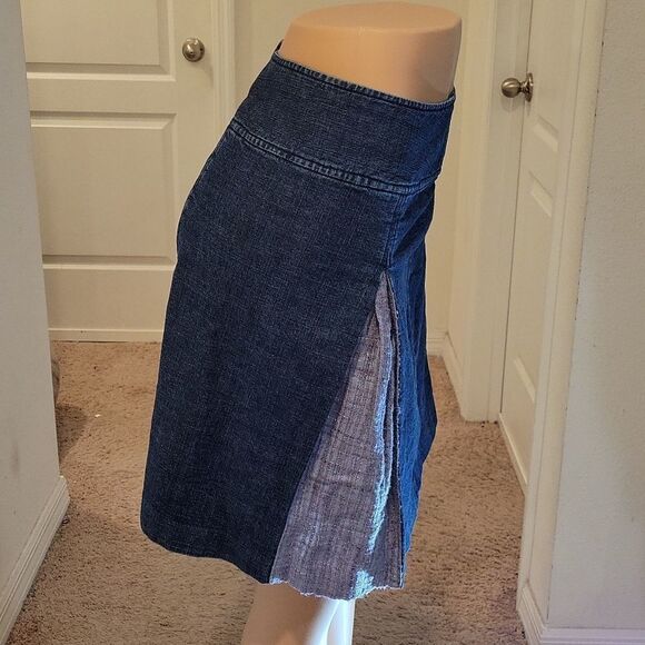 CASUAL CORNER ANNEX PETITE STRETCH DENIM SHORT SKIRT - Picture 6 of 14